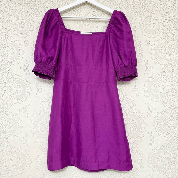 ba&sh Robe Palaia Dress in Violet - Picture 4 of 16